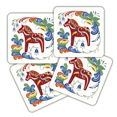 Glasunderlägg Dalom 9cm 4-pack